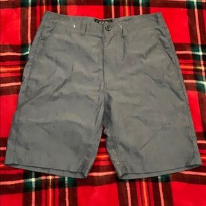 A pair of Blue & Grey Shorts